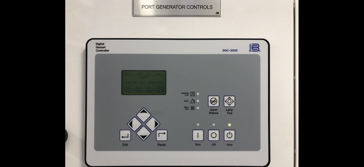 S.Y Red Dragon Genset Controls